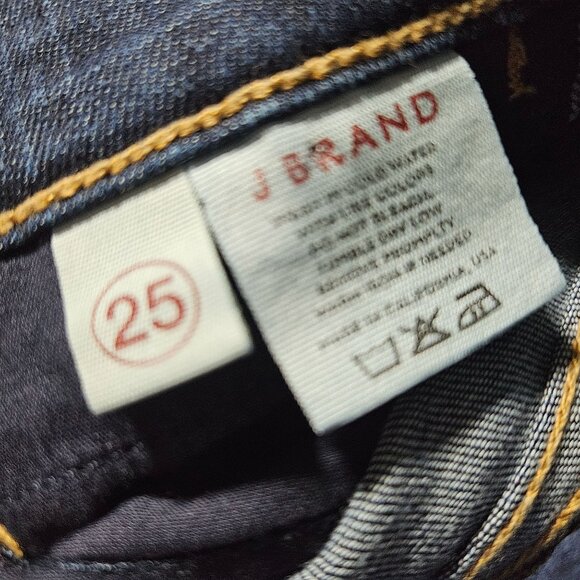 J Brand Divine Jeans Womens Size 25 Skinny Mid Rise Medium Wash Denim Pants - Picture 6 of 6